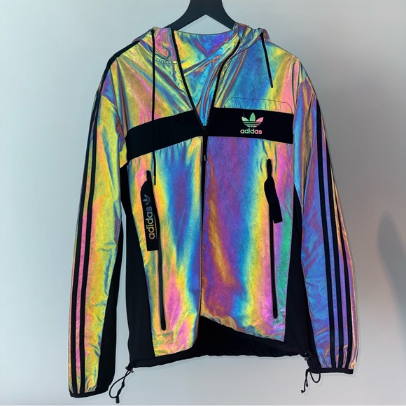 adidas Other - RARE Adidas Xeno Reflective Windbreaker Jacket